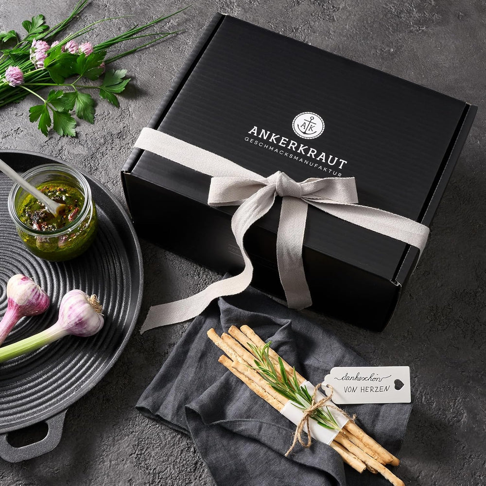 Ankerkraut Grillbuch-Set con 6 Streuern, 1320g Gewürze plus Buch im Bundle