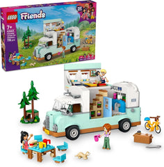 Carovana LEGO Friends, set da costruzione di gioco di ruolo con roulotte giocattolo, regalo per ragazze dai 7 anni in su, set di gioco creativo con 3 minifigure e figura dell'animale furetto 42663 Set da costruzione Besuche den LEGO-Store Titolo predefinito