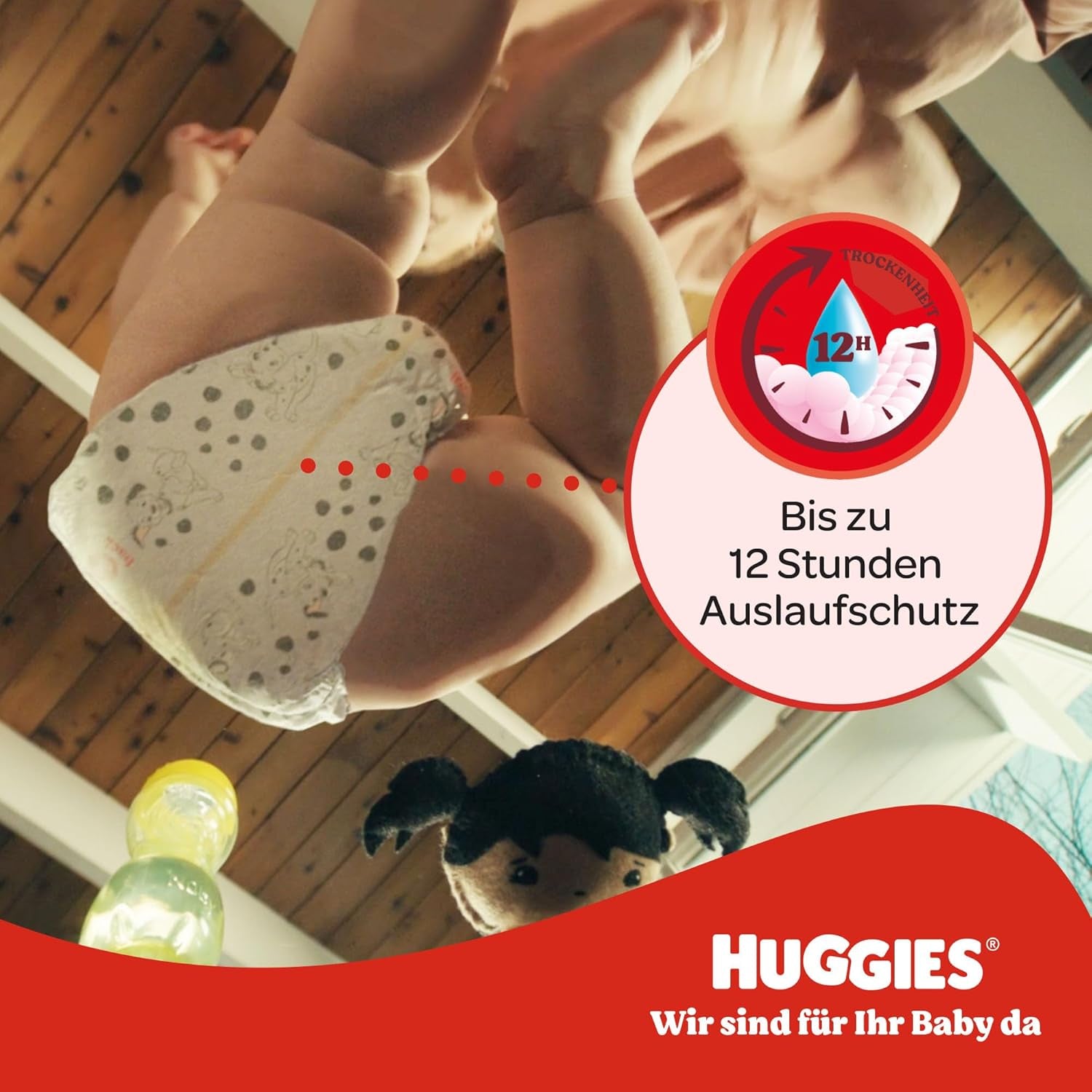 Pantaloni Disney Huggies Little Movers, taglia 5, 104 pezzi (2x52), scatola mensile