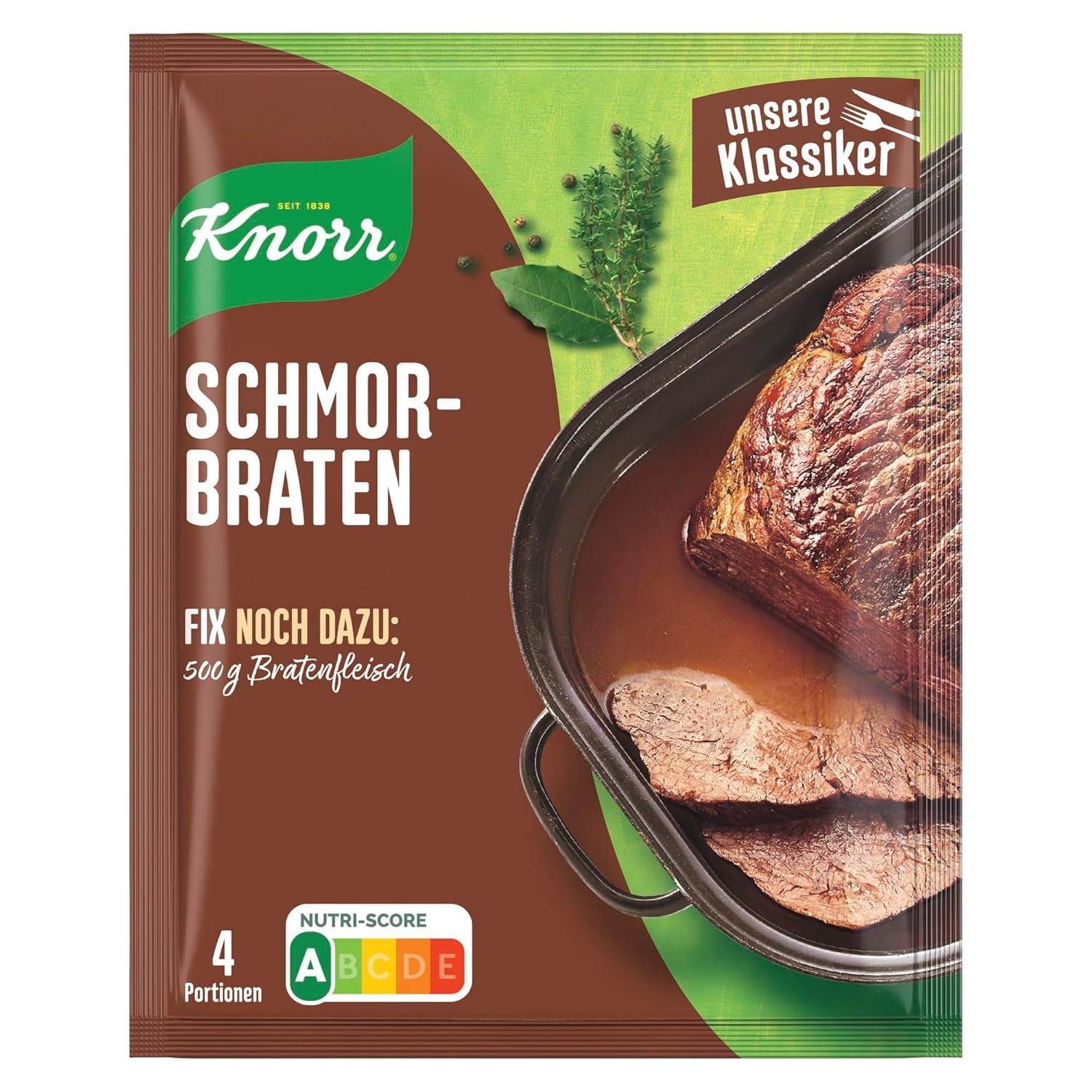 Knorr Fix Medaglioni Pfeffer-Rahm 3 Porzioni (1 x 35 g) | 35 g (1 confezione)