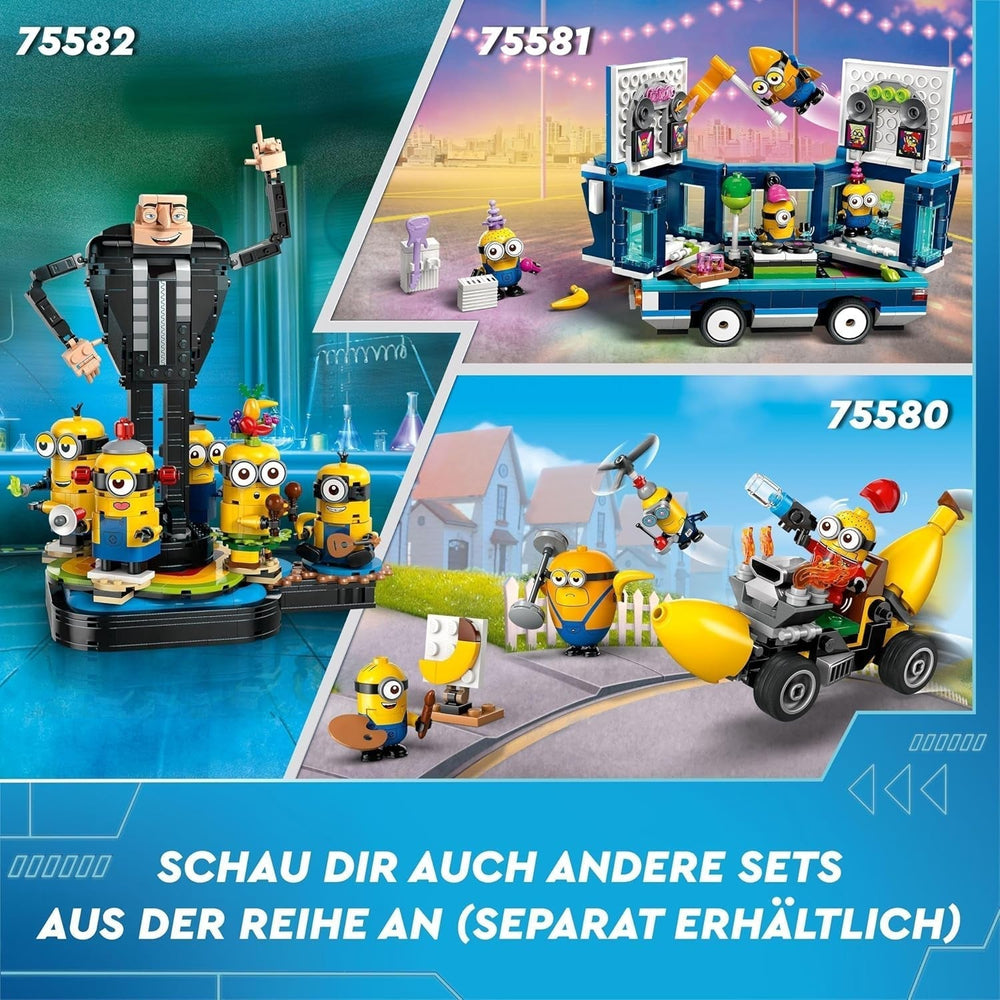 LEGO I - Simply Incorrigible 4 Minioni și autobuzul de petrecere, set de joacă pentru I - Simply Incorrigible 4, jucărie pentru copii, cadou creativ Minioni pentru băieți și fete de la 7 ani 75581 Seturi de constructie Besuche den LEGO-Store
