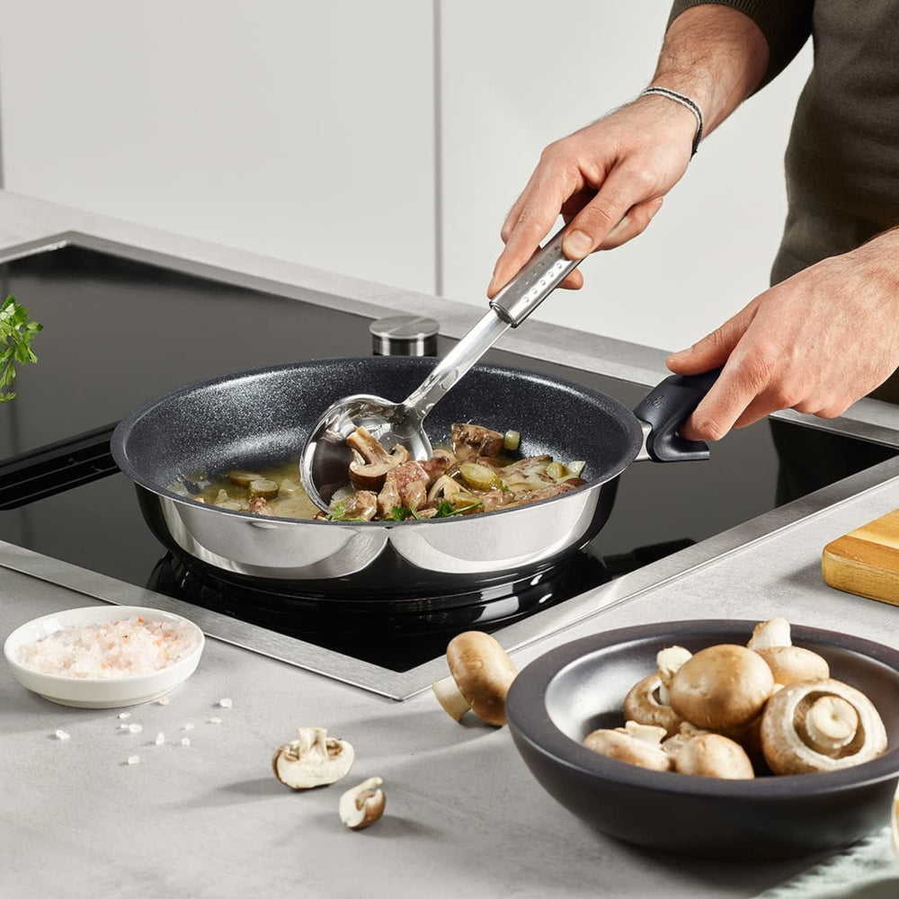 Fissler Adamant Premium, padella in acciaio inox, antiaderente, antigraffio - Pentole e Padelle Induzione Naty Shop