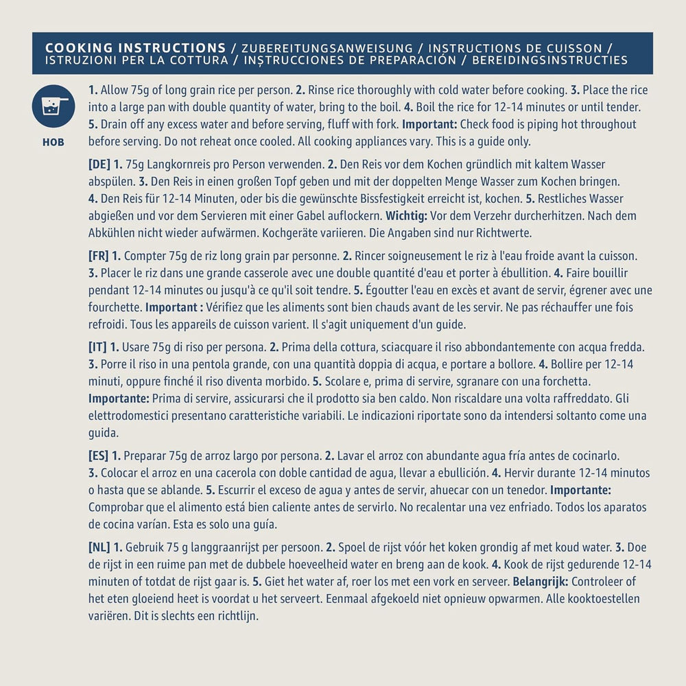 Riso a grani lunghi precotto dell'Amazzonia, 1 kg