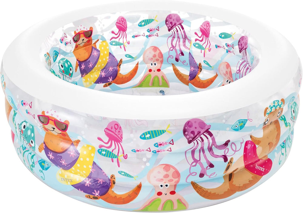 Piscina acquario Intex, multicolore, 152x152x56 cm, 58480NP