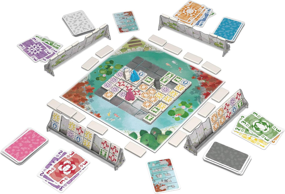 Zoch Ananda - Un gioco da tavolo strategico con influenze meditative, costruzione di templi utilizzando tattiche, monaci che meditano in aree colorate, raccolta di punti karma, gioco per famiglie dai 10 anni in su.