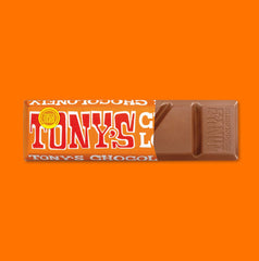 Tony's Chocolonely, cioccolato al latte con caramello e sale marino 47g