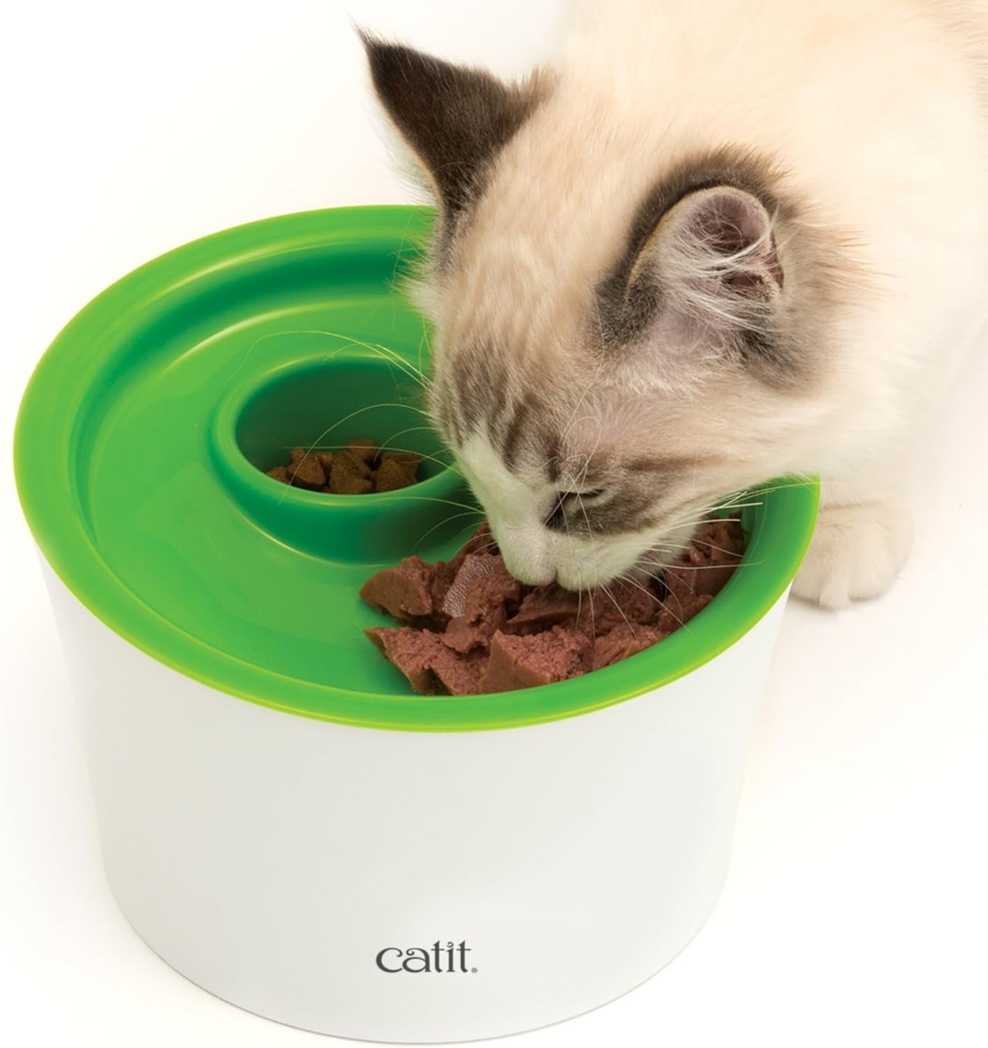 Catit Multi Feeder, Futternapf für Nass- und Trockenfutter, Futternapf für Katzen