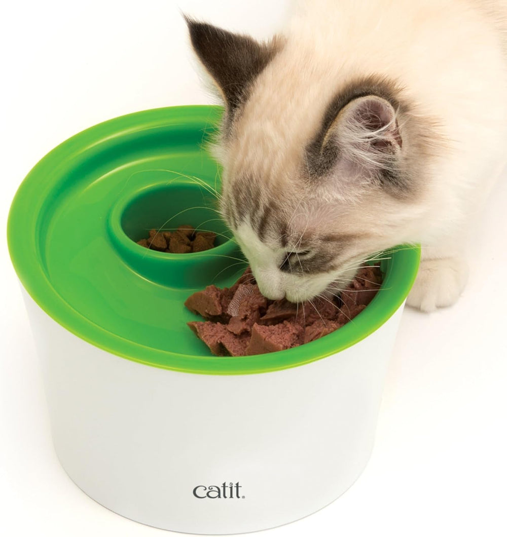 Catit Multi Feeder, Futternapf für Nass- und Trockenfutter, Futternapf für Katzen
