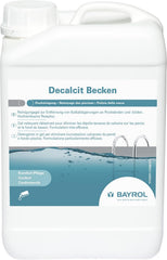 Gel de curățare pentru piscină BAYROL Decalcit 1 L pentru îndepărtarea depunerilor de calcar de pe pereții și podelele piscinei - Formulă extrem de eficientă - Dizolvă murdăria persistentă, calcarul și depunerile metalice