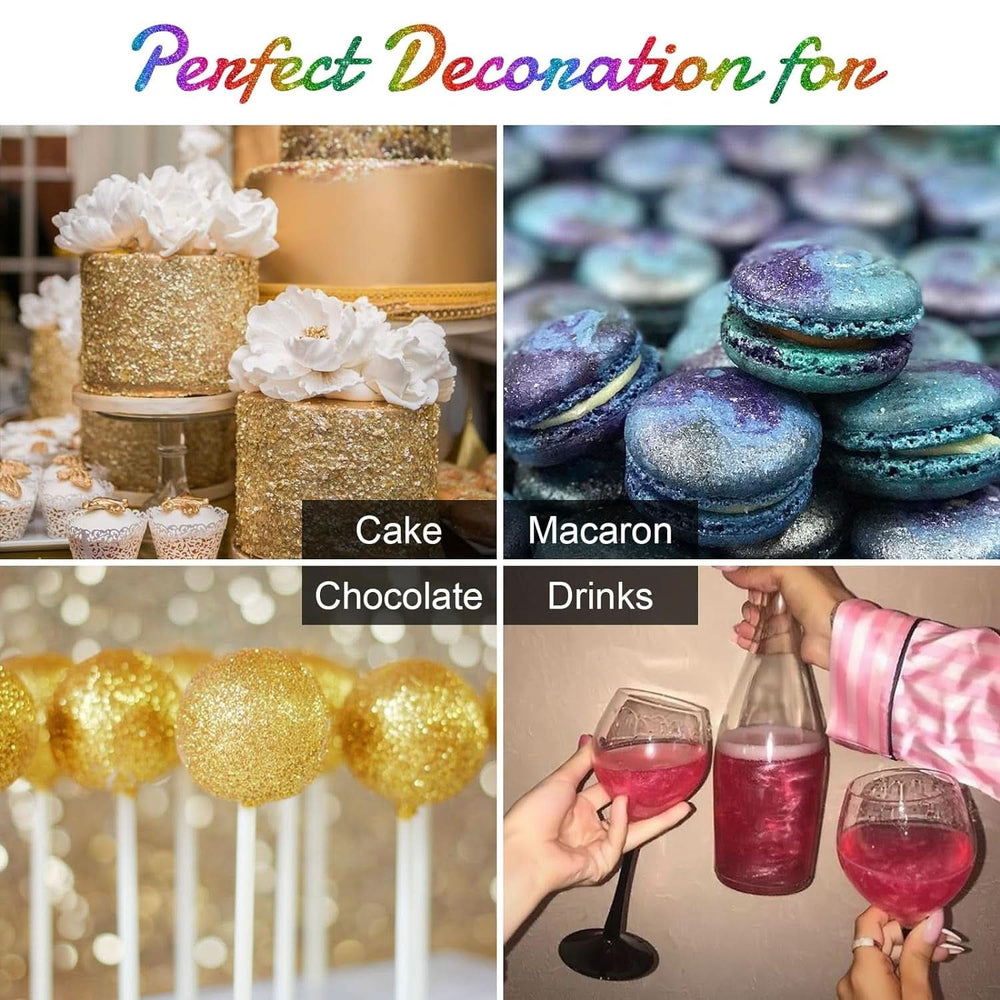 Glitter comestibil pentru bauturi, 4 grame Glitter Naty Shop