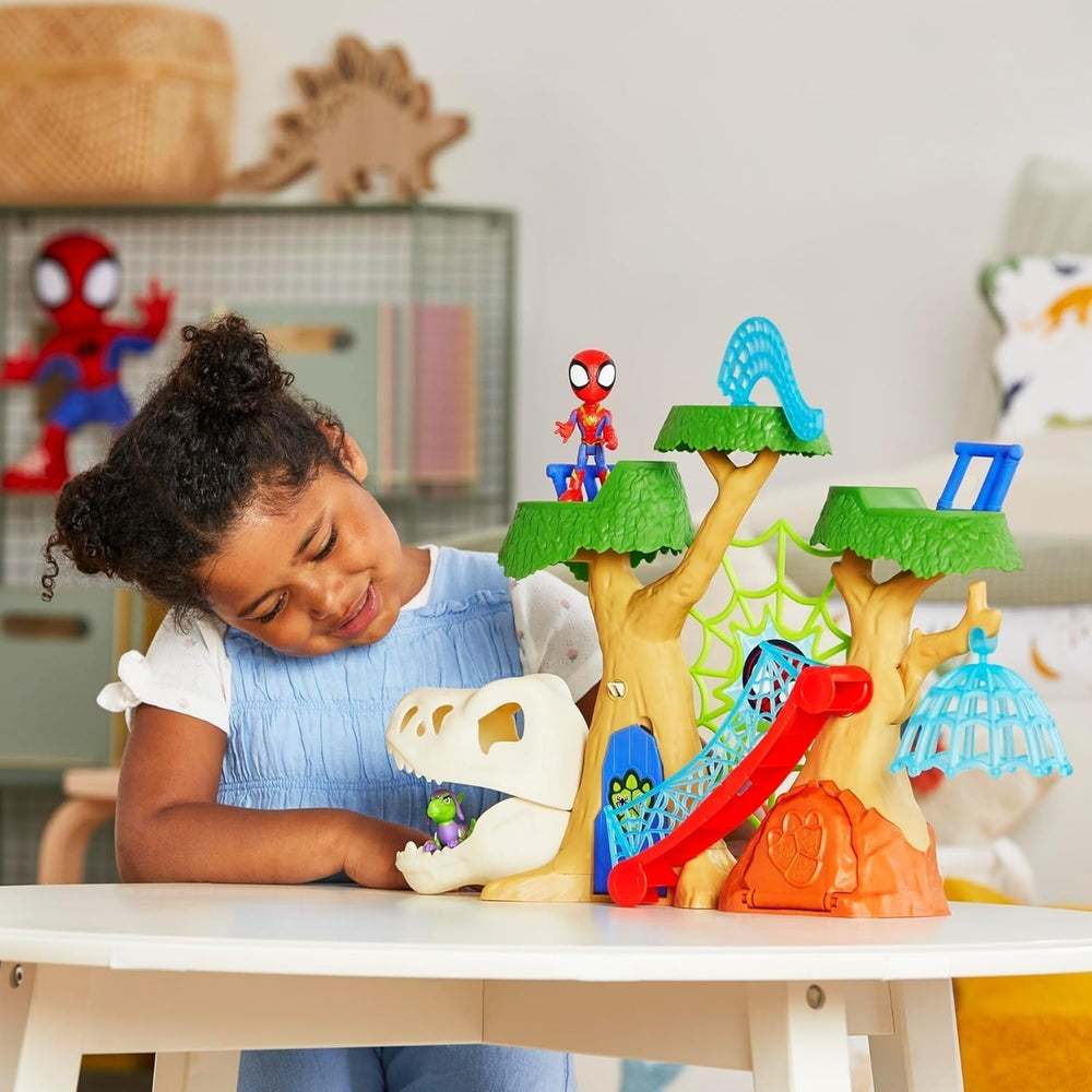 Marvel Spidey e i suoi super amici Dino Treehouse Supereroe Playset Action Figures Naty Shop