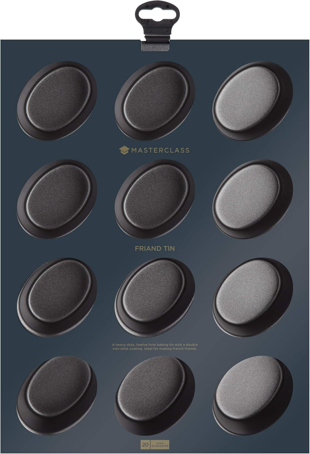 Teglia Friand Masterclass - 12 Fori, Stampi e teglie Grau Naty Shop