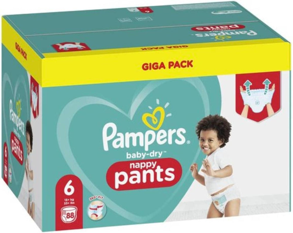Pannolini Pampers 81657566 Pantaloni Baby-Dry, bianchi