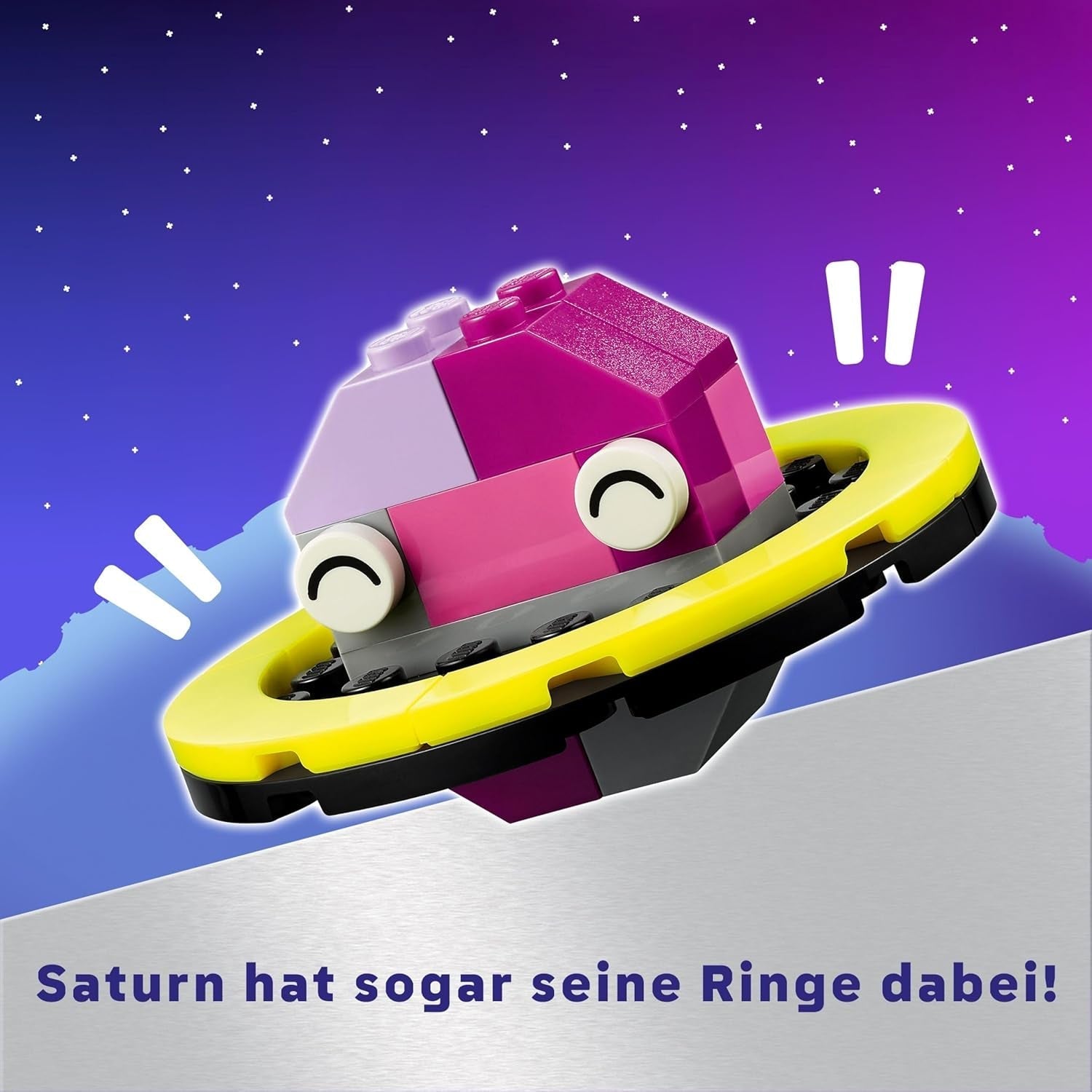 LEGO Classic Creative Space Planets Sistema solare Modello di costruzione per bambini Giocattolo spaziale con razzo Astronave Pianeti e alieni Regalo per bambini di 5 anni Ragazzi e ragazze 11037 Set di costruzioni Beuche den LEGO-Store