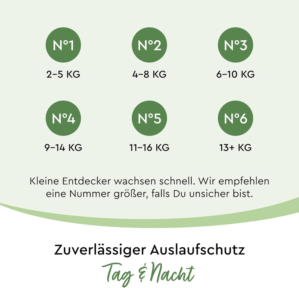 Pannolini ecologici LILLYDOO, taglia 5 (11-16 kg), scatola mensile (125 pezzi)