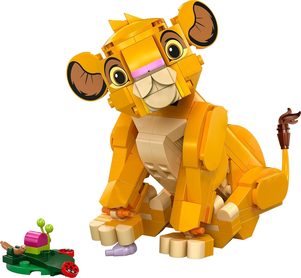 LEGO ǀ Disney Simba, das Löwenjunge des Königs, Bauspielzeug für Kinder, Fantasy-Spielset mit Löwenfigur, Coole Geschenkidee für Mädchen und Jungen ab 6 Jahren, Kinderspielzeug 43243