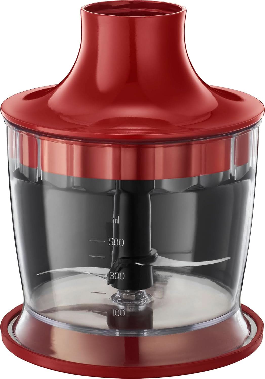 Russell Hobbs Stabmixer [3-In-1: Pürierstab/Zerkleinerer, Mixer- & Schneebesenaufsatz] Desire Rot (senza Bpa e Spülmaschinenfestes Zubehör, Für Smoothie, Suppen Saucen, Joghurt Babynahrung) 24700-56 Kitchen Naty Shop