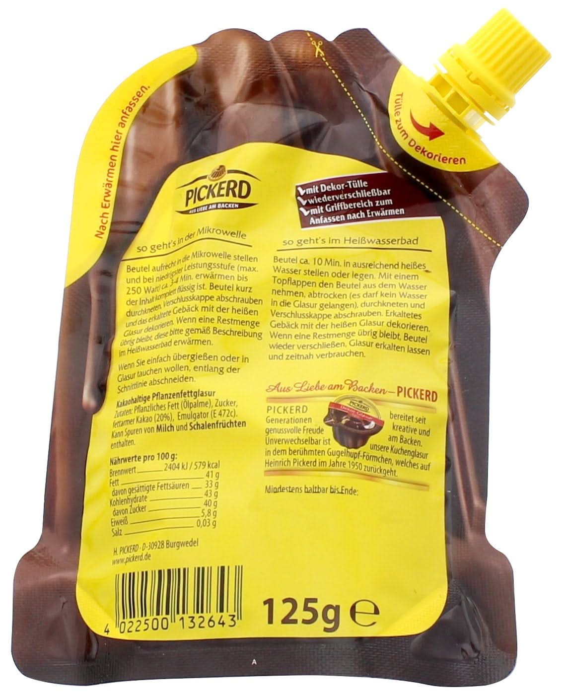 Glazura de Ciocolata pentru torturi, Vis, 125 grame Glazuri si Decor Naty Shop