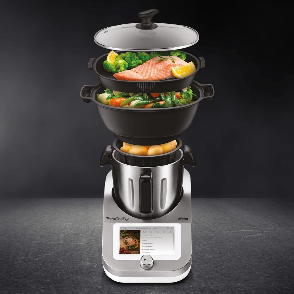 Ufesa Totalchef RK7, robot da cucina multifunzione con funzione cottura, WLAN, 30 funzioni Naty Shop