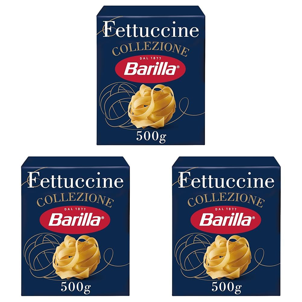 Pasta Barilla Collezione Fettuccine, (1 x 500 g) (Confezione da 3)