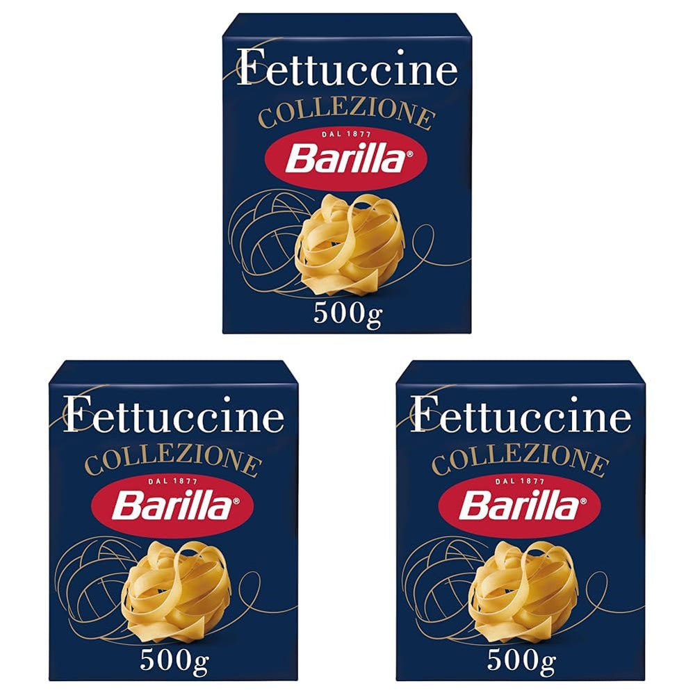 Pasta Barilla Collezione Fettuccine, (1 x 500 g) (Confezione da 3)