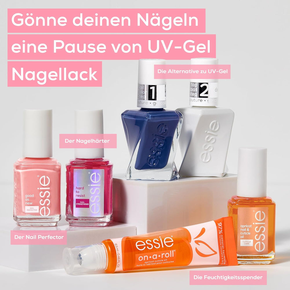 Essie Nail Rescue Kit: olio per unghie e cuticole profumato all'albicocca + smalto per unghie To the Rescue Repair