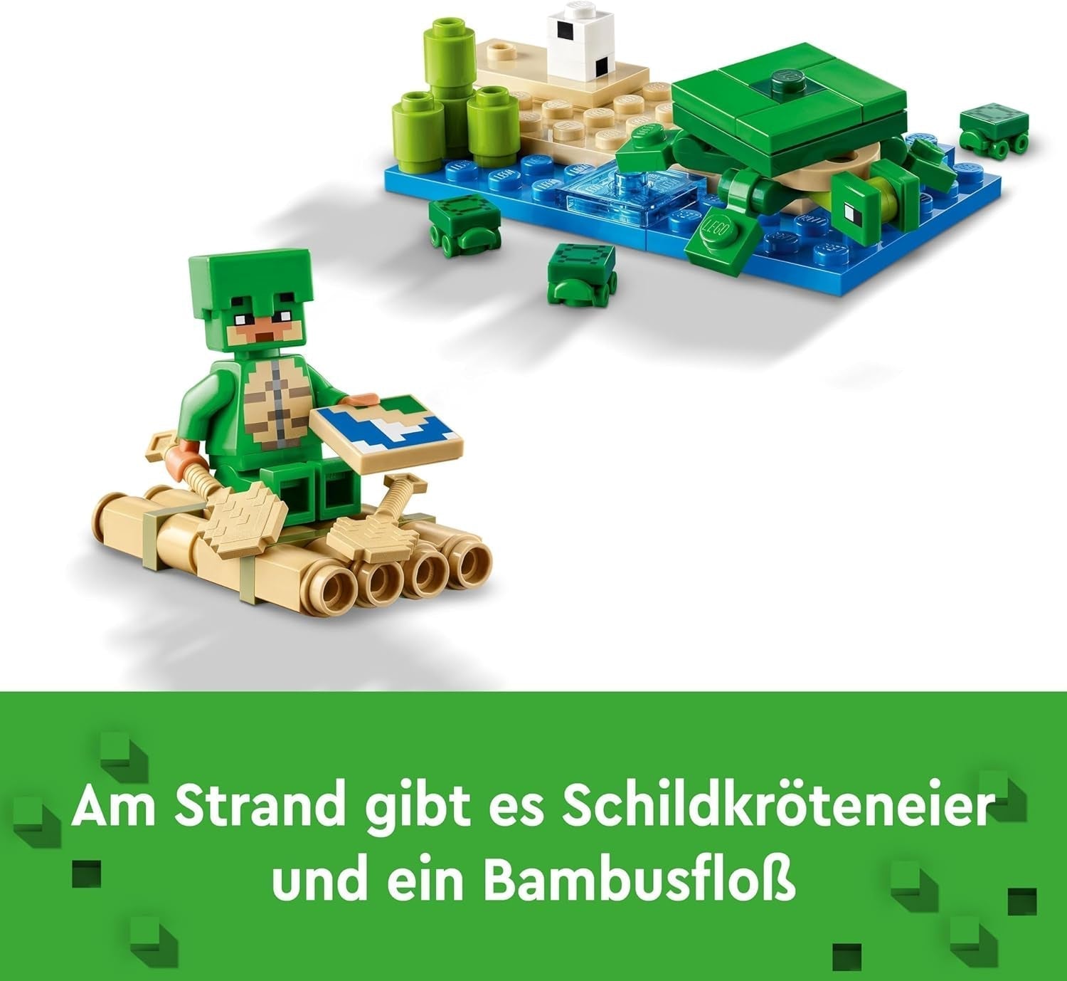 LEGO Minecraft The Turtle Beach House Casa dei giocattoli con accessori per ragazze e ragazzi a partire da 8 anni, set con animali e personaggi del videogioco, regalo per i giocatori 21254 Set da costruzione Besuche den LEGO-Store