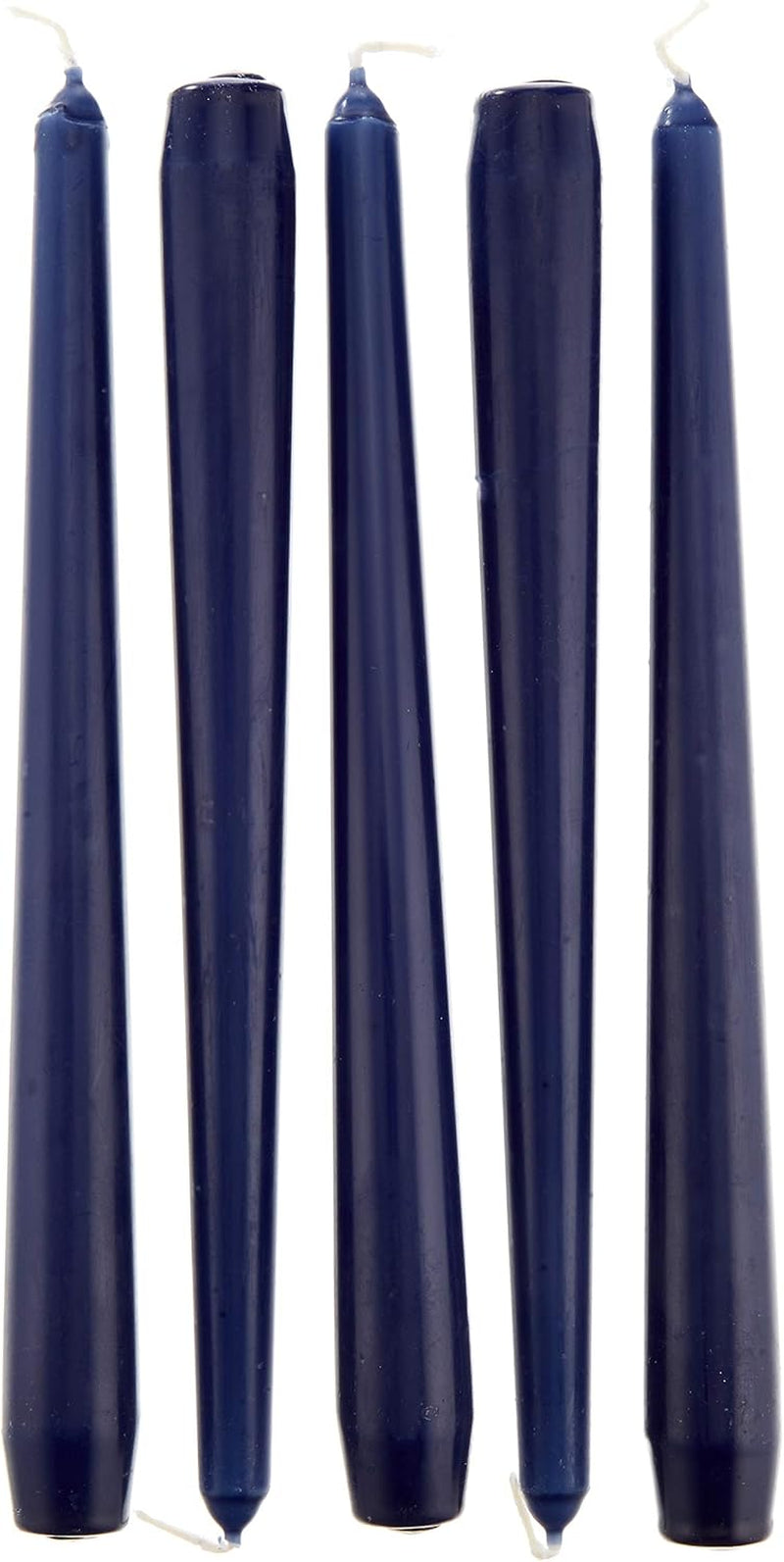 Suporturi de lumânări Papstar albastre (50 bucăți) Ø 2,2 X 25 Cm, albastru închis, fără funingine & șervețele/șervețele de hârtie albastru închis "Royal Collection" 40 X 40 Cm, 1/4-fold, 1 X 50-pack