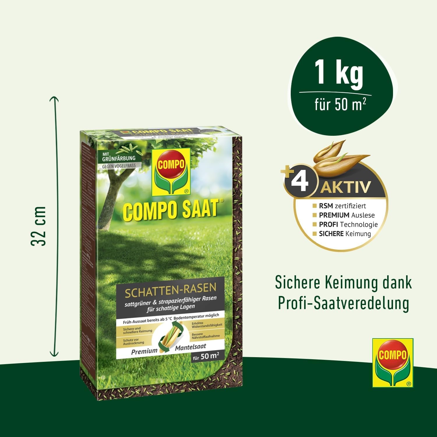 Compo SAAT Schattenrasen 1 Kg