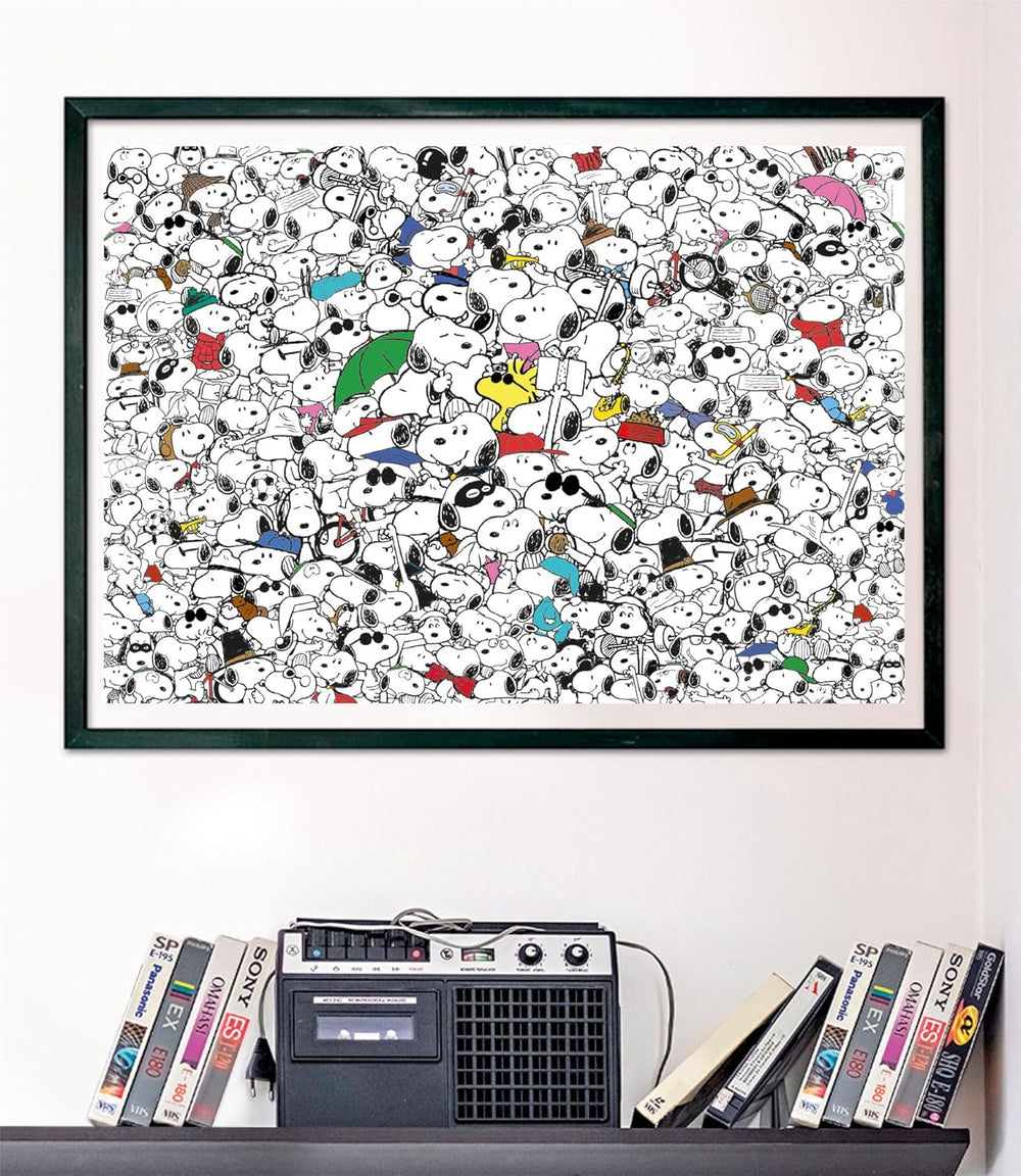 Clementoni - 39804 - Impossible Puzzle Peanuts - Puzzle 1000 de piese pentru adulți și copii de 14 ani, joc de îndemânare pentru întreaga familie Puzzle Naty Shop