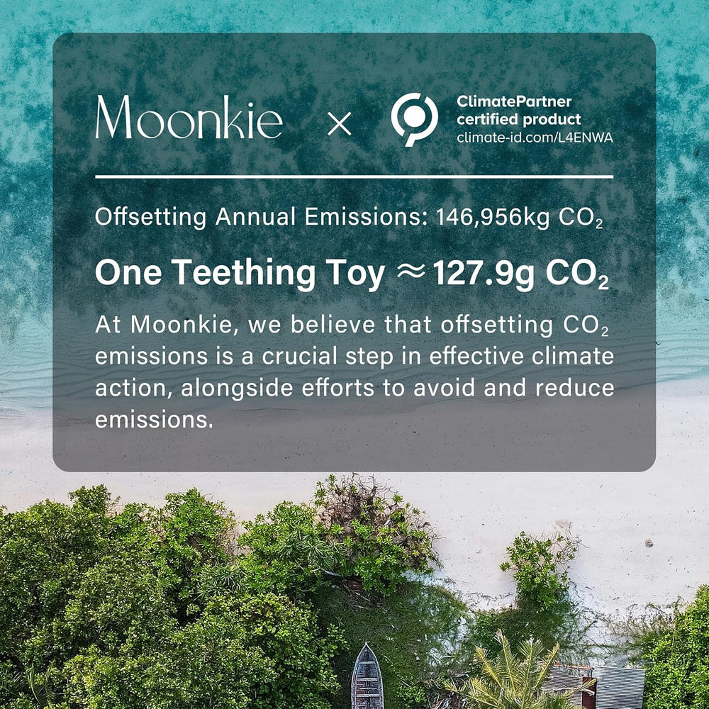 Jucărie de dentiție Moonkie din silicon fără BPA, periuță de dinți pentru bebeluși cu ventuză și rotire la 360°, ideală pentru bebelușii de 6-12 luni