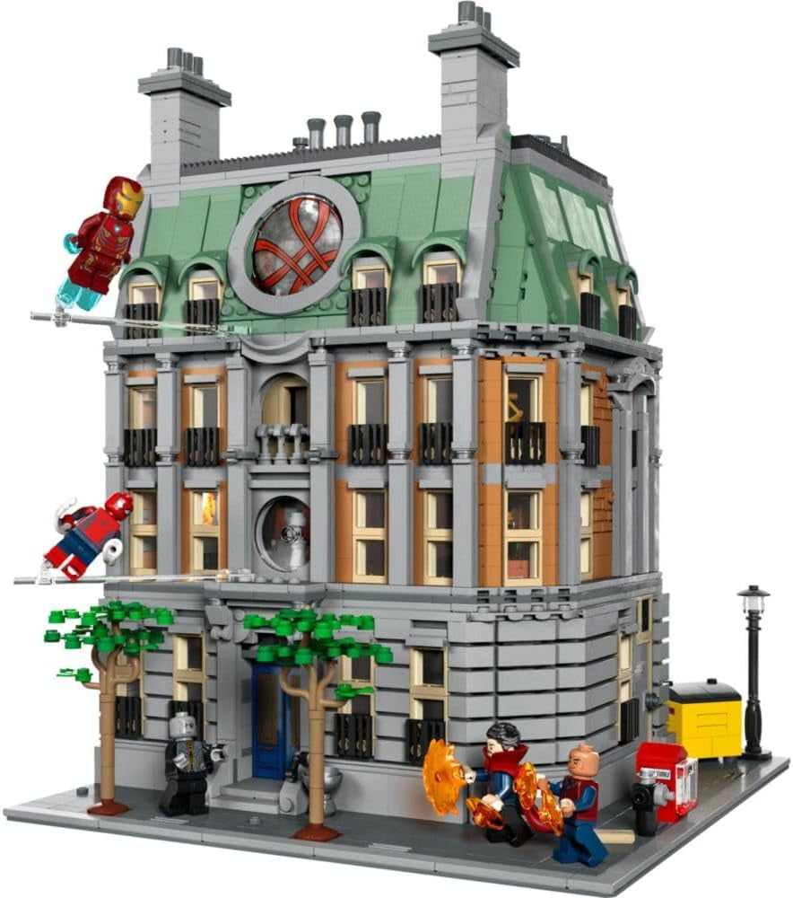 LEGO Marvel Sanctum Sanctorum Set di edifici modulari a 3 piani con minifigure di Doctor Strange e Iron Man Avengers: Endgame Toy House Fan Collectible Great Room Decor 76218 Building Sets Besuche den LEGO-Store