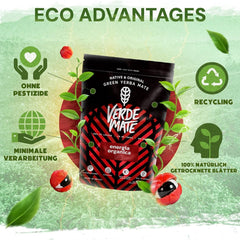 Verde Mate Green Orgánica Energia Guarana 500G | Ceai Yerba Mate organic din Brazilia | Conținut natural de cofeină | Ceai Mate organic
