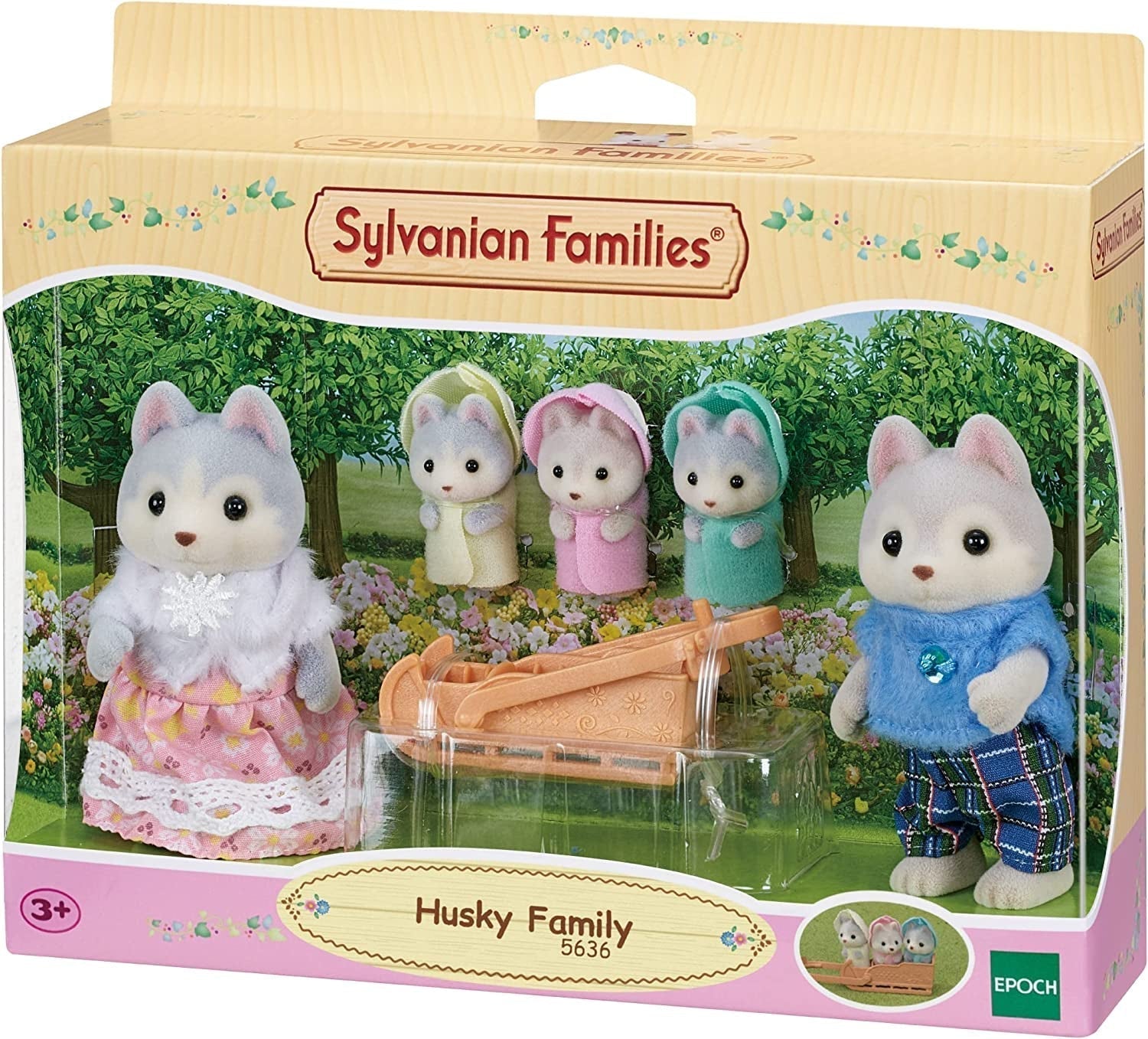 Sylvanian Families L5636 Bambole Husky Family Naty Shop