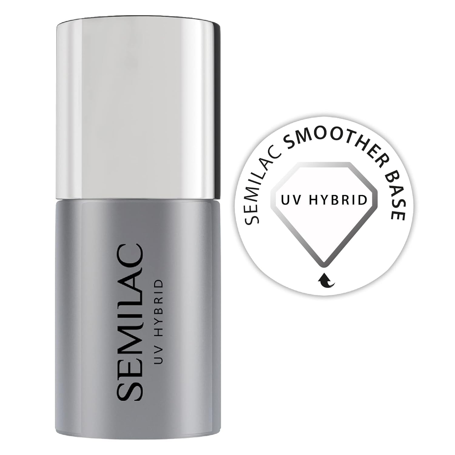Base smalto UV Semilac Pure & Clean 7ml – Base ibrida autolivellante per unghie sensibili