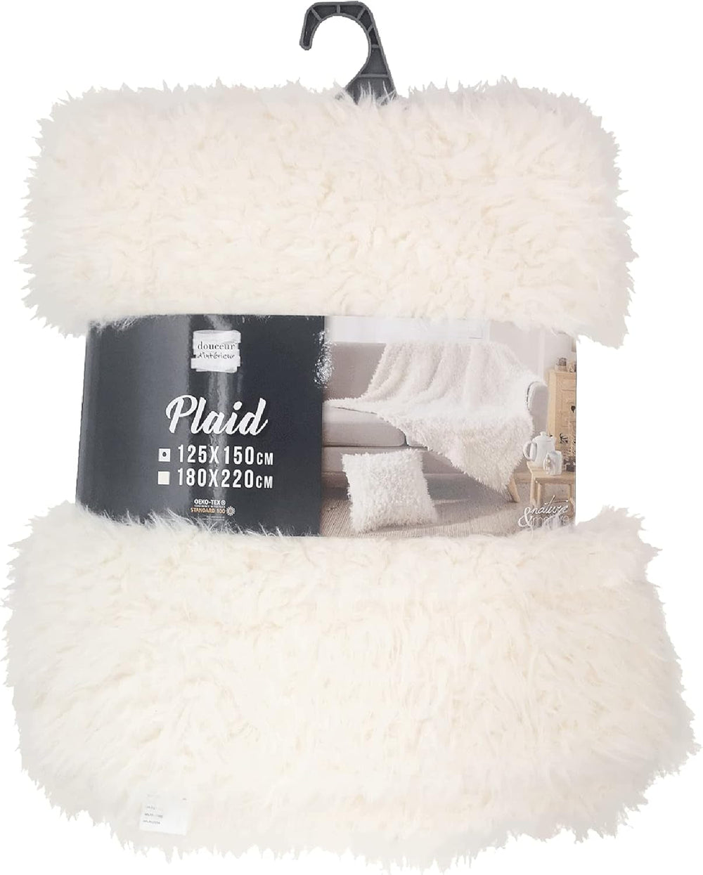 Douceur D'Intérieur, Pătură (125 X 150 Cm) Oaie, blană falsă Plapumi si pilote Naty Shop