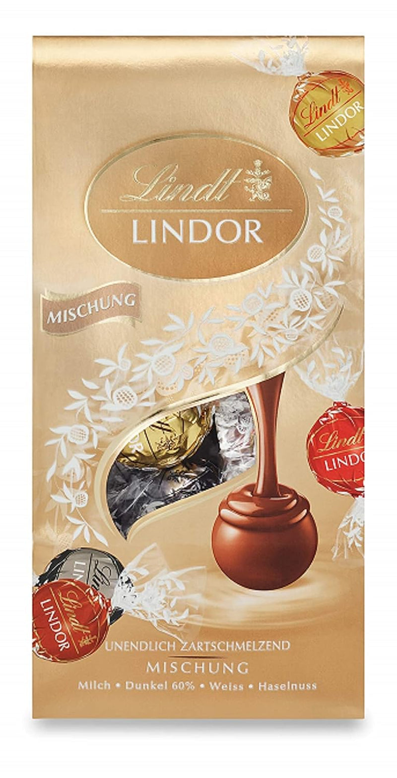 Mix de sfere din ciocolata Lindt LINDOR, 137 grame Bomboane de Ciocolata Naty Shop 137 grame Mix