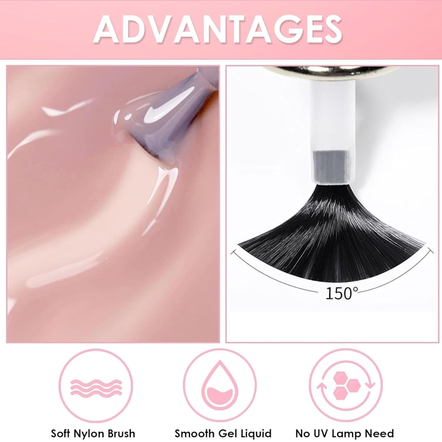 Set di smalti per unghie da 4 pezzi - Smalto per unghie a base d'acqua ad asciugatura rapida e di lunga durata - Smalto per unghie fai-da-te (set da 4 pezzi stile normale nudo)