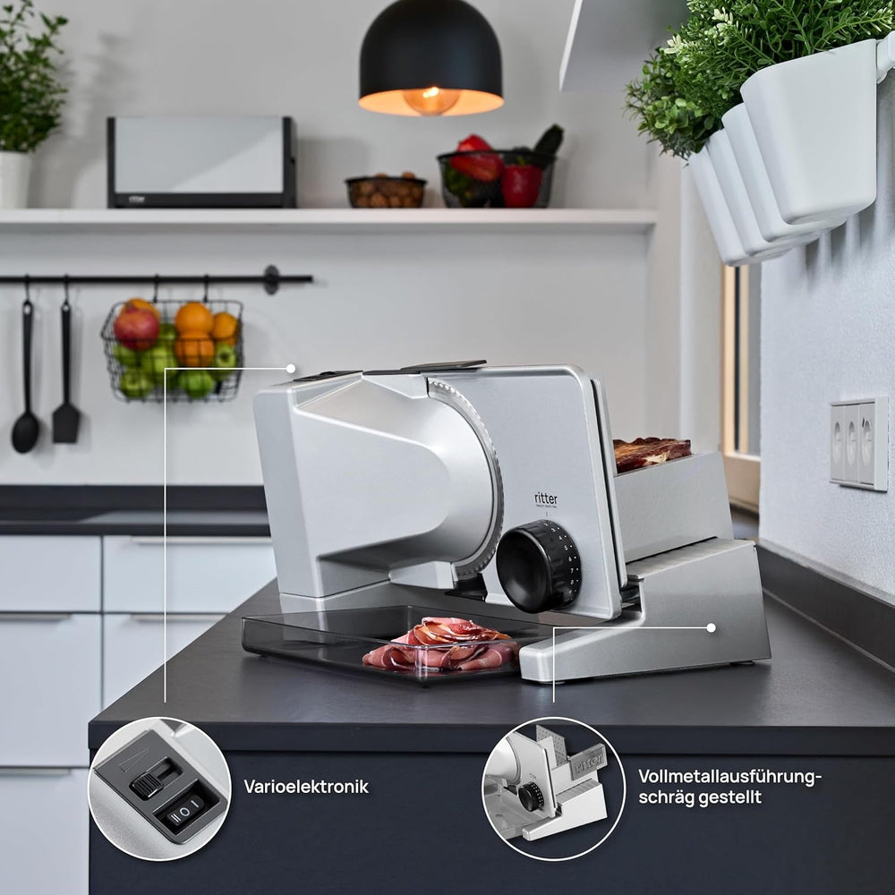 Ritter Serano 7 Duo plus Affettatrice elettrica multifunzione Rasnite e Affettatrici Naty Shop