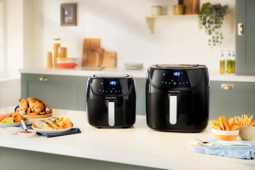 Russell Hobbs Air Fryer L 4L Friggitrice ad aria rapida, 7 funzioni di cottura, 10 programmi Elettrodomestici Naty Shop