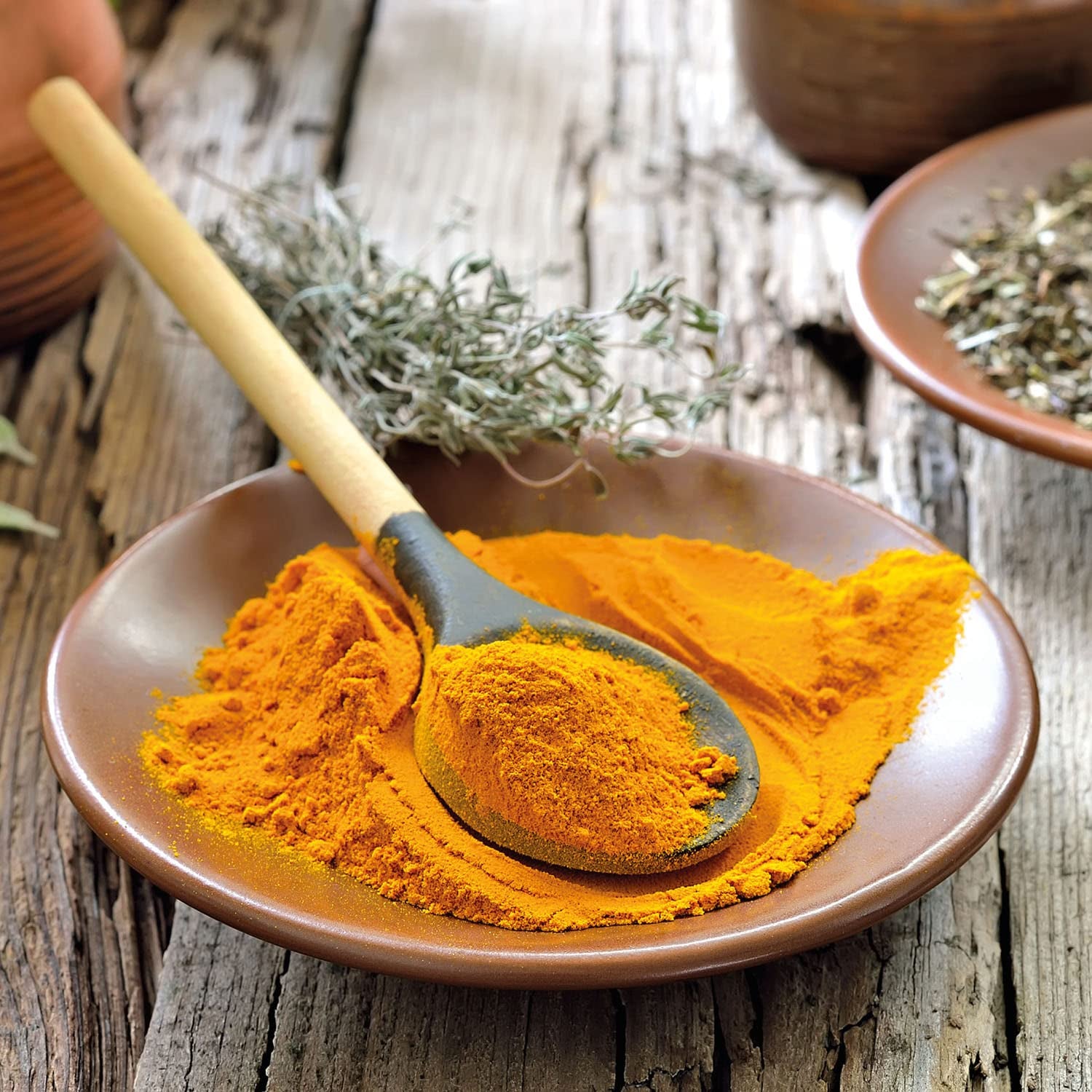 Polvere di curcuma GreatVita Bio, 1000 g macinata finemente, 100% naturale