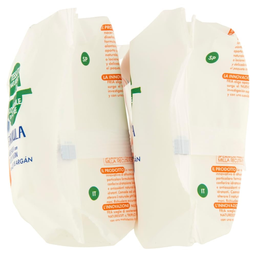 Salviette umidificate, confezione da 2 (144 salviette)