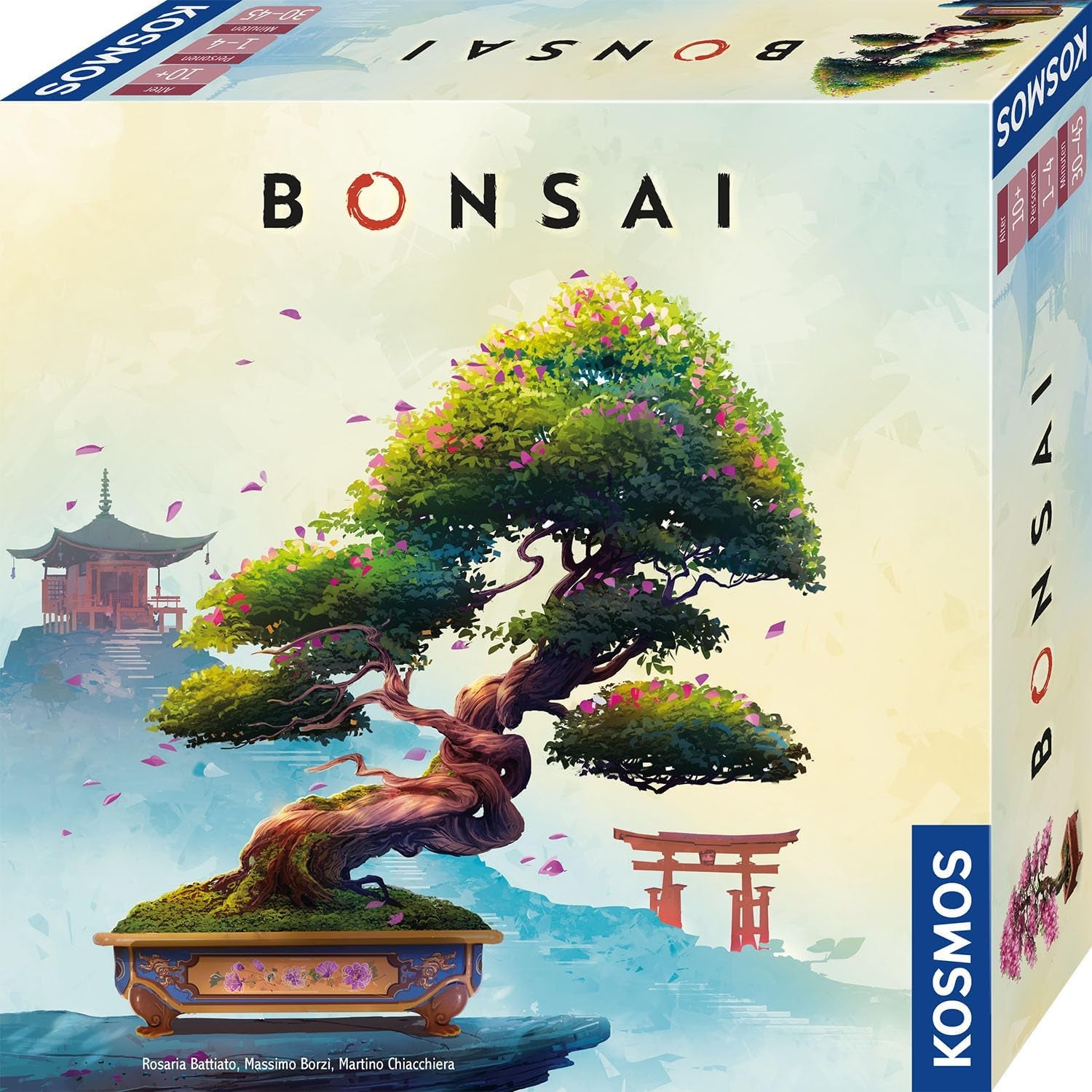KOSMOS 684259 Bonsai, gioco da tavolo tattico con regole semplici e una vasta gamma di giochi, party game per 1-4 giocatori dai 10 anni in su.