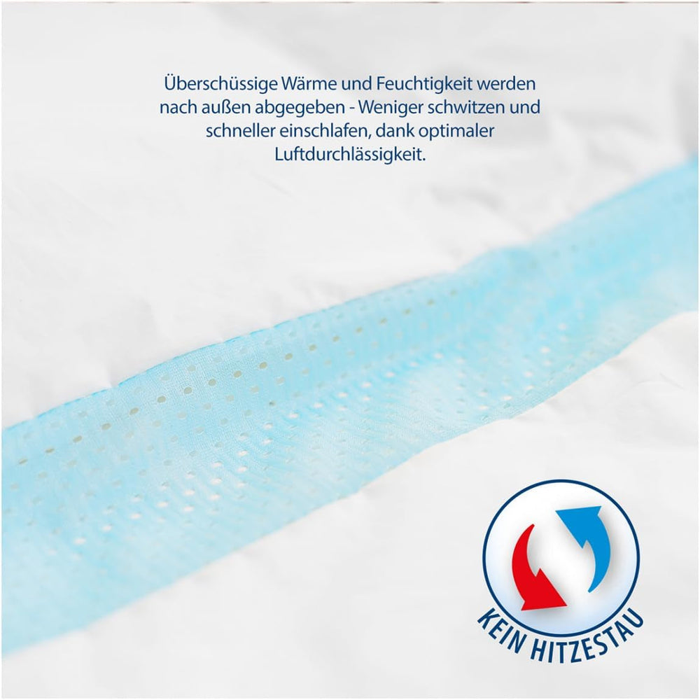 Plapumă Genius Eazzzy Climate Comfort 155 X 220 Cm, Etanșă la fibre, Plapumă ușoară pentru toate anotimpurile, Plapumă respirabilă, Temperatură plăcută pentru somn, Plapumă pentru toate anotimpurile Plapumi si pilote Naty Shop