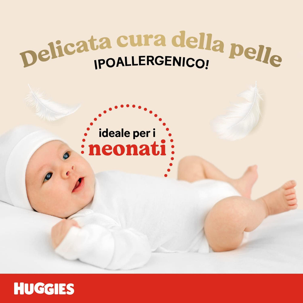 Pannolini per bambini Huggies Extra Care, taglia 1 (2-5 kg), super assorbenti, design Disney, confezione sfusa, 160