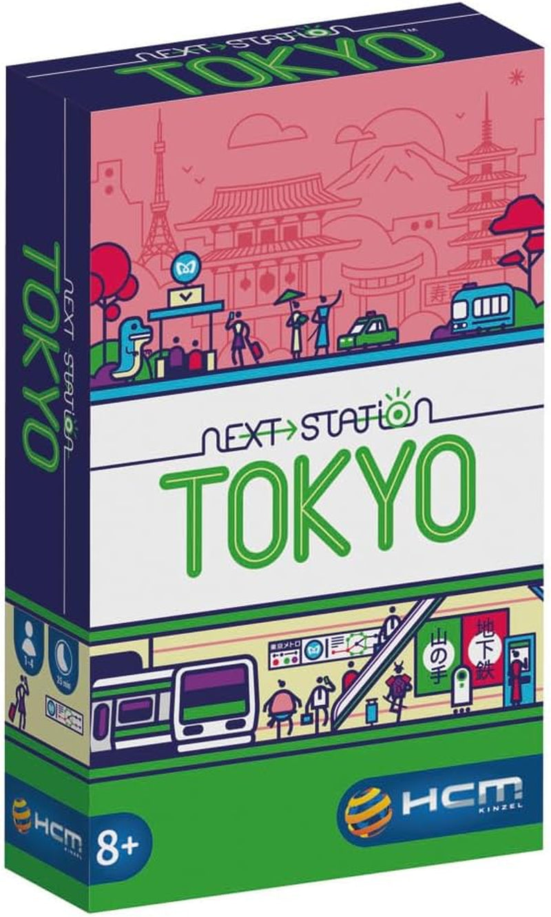 HCM Kinzel - Prossima stazione di Tokyo | Continuazione del gioco nominato | Flip & Write - Nuove linee della metropolitana per il turismo di Tokyo | Abilità e Strategia | tedesco | 55214
