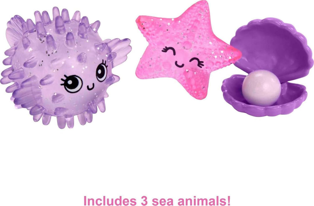 Barbie Sirena Potenza Chelsea Bambola Sirena Bambola Chelsea con Capelli Blu Viola Corona Coda di Sirena Accessorio Regalo per 3 Anni Hhg57 Naty Shop Bambole