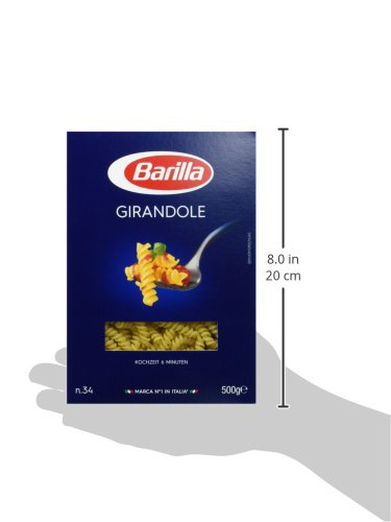 Pasta Barilla Classica Girandole n. 34, di grano duro di alta qualità, sempre al dente (1 x 500g)