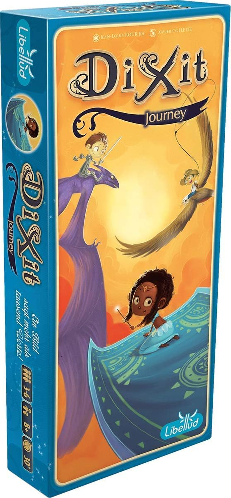 Asmodee, Dixit, Versione tedesca, Gioco base, Un'immagine vale più di mille parole, Gioco creativo per famiglie per 3-8 giocatori dagli 8 anni in su, Gioco dell'anno 2010 con 30 minuti di riproduzione