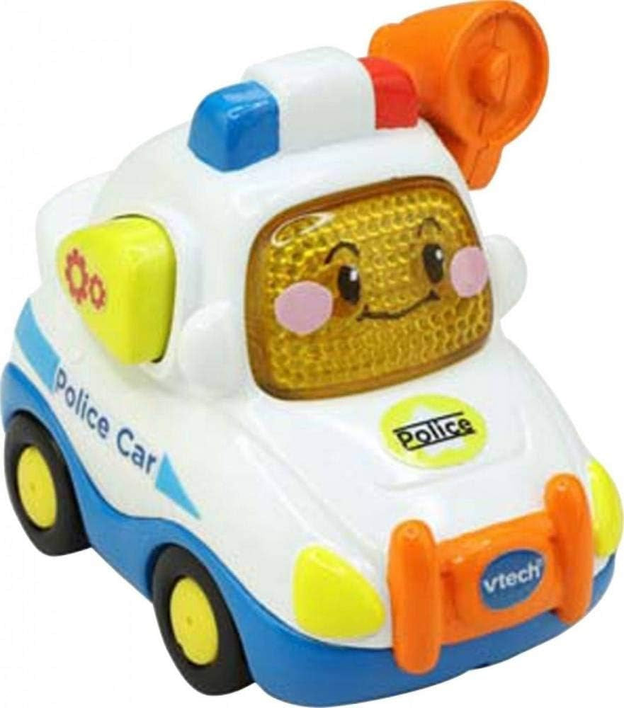 Vtech TUT TUT Baby Flitzer - Poliția - Mașină de jucărie cu muzică, buton luminos, propoziții și sunete interesante - Pentru copii cu vârsta cuprinsă între 1-5 ani Jucarii Bebe Naty Shop Titlu implicit